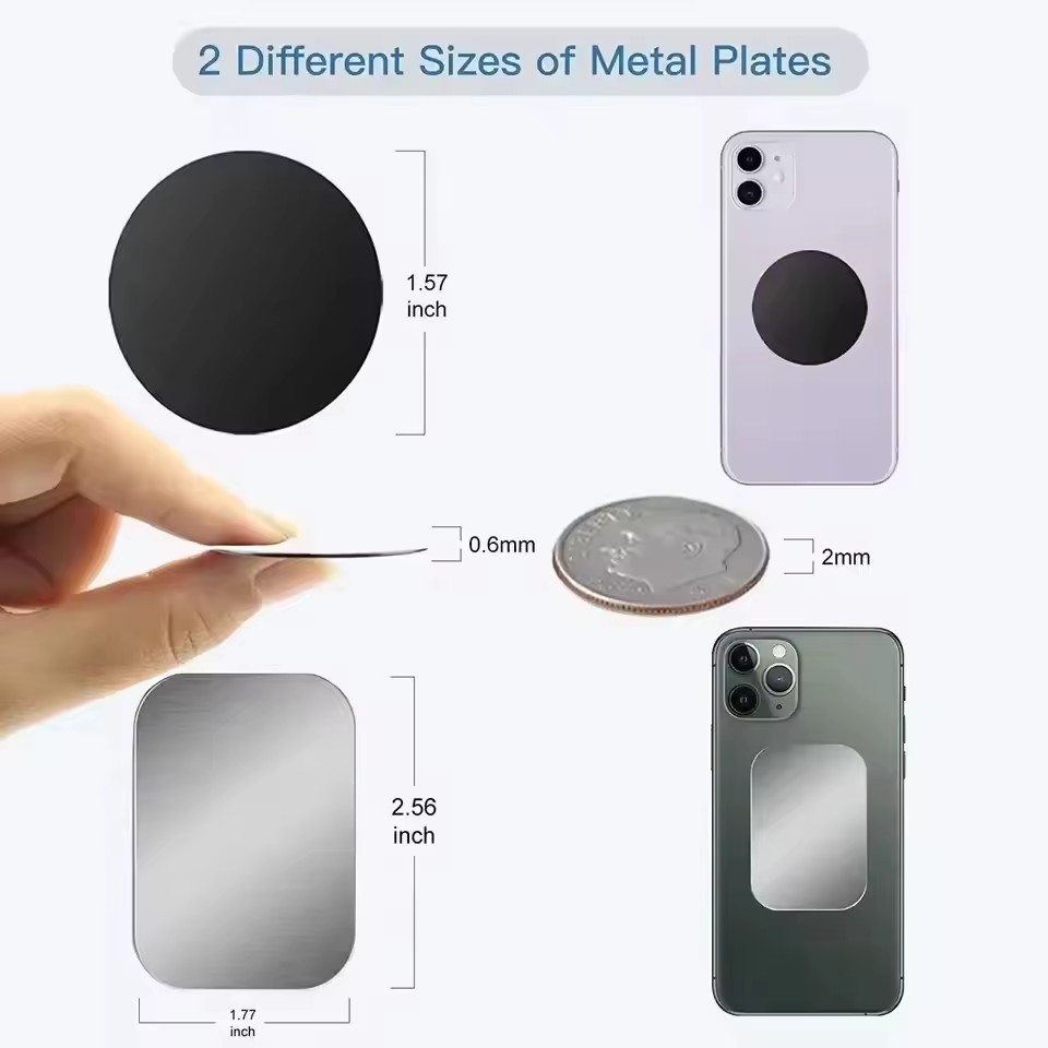 5/10pcs Magnetic Metal Plate D - огляд і ціна Tablet Phone Accessories