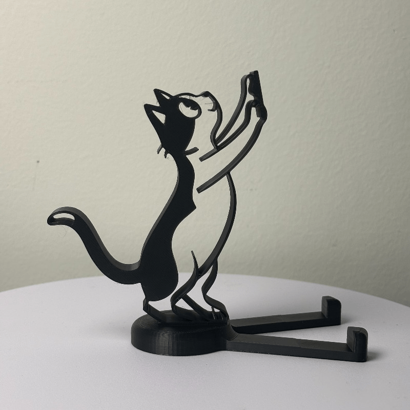 Abstract Hollow Line Cat Phone - огляд і ціна Tablet Phone Accessories