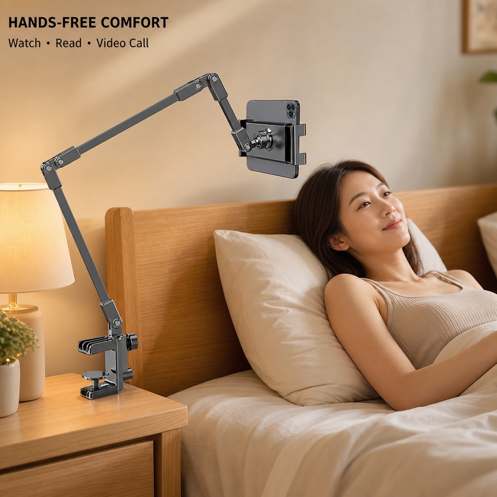 Adjustable Bed Phone Holder St - огляд і ціна Tablet Phone Accessories