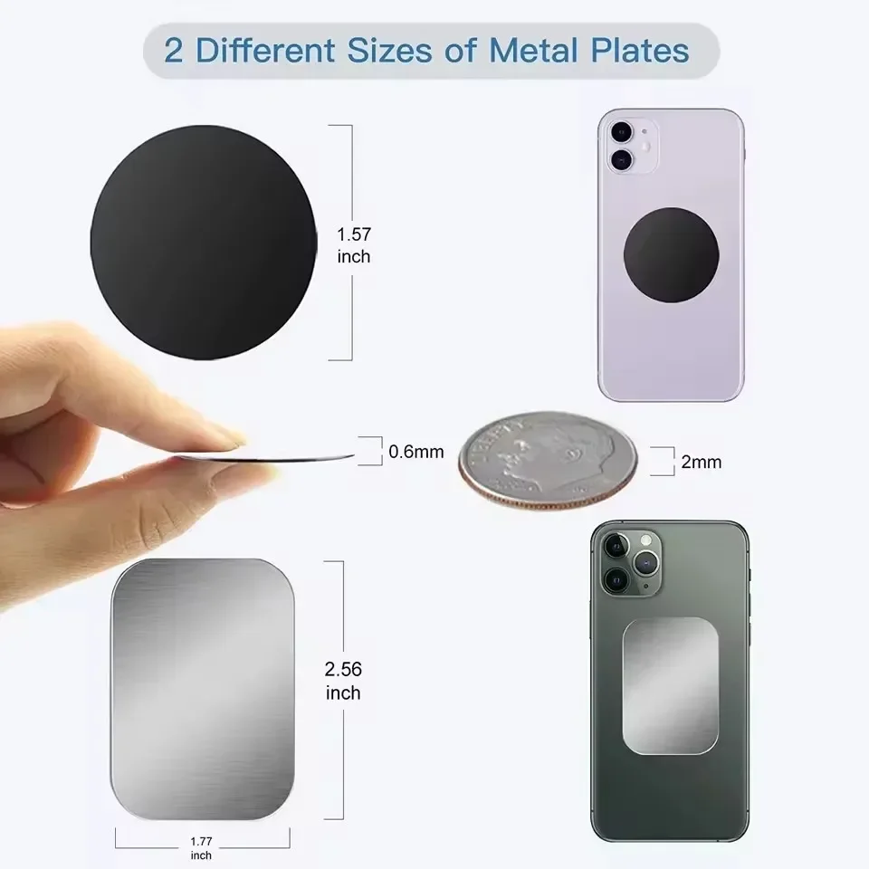 5/10pcs Magnetic Metal Plate D - огляд і ціна Tablet Phone Accessories
