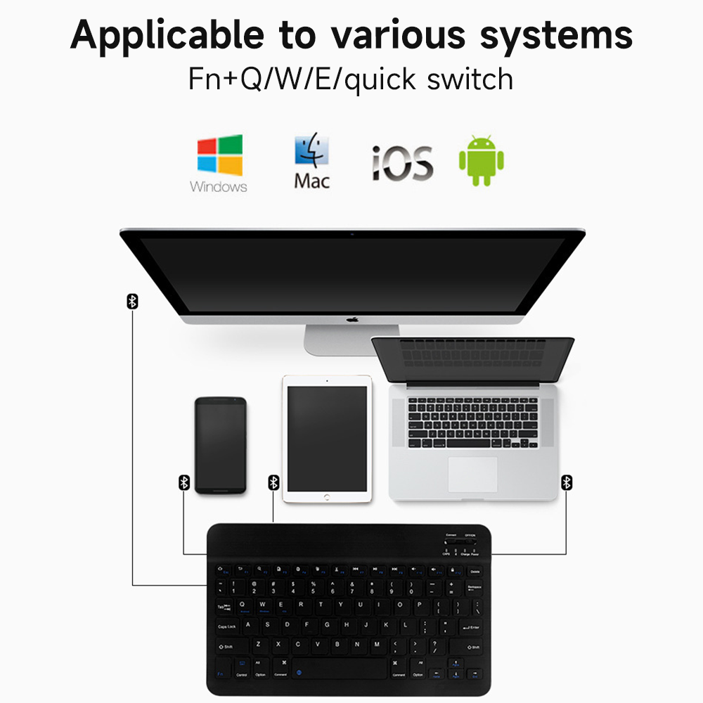 Bluetooth Keyboard for IOS And - огляд і ціна Samsung Tablet Keyboard Accessories