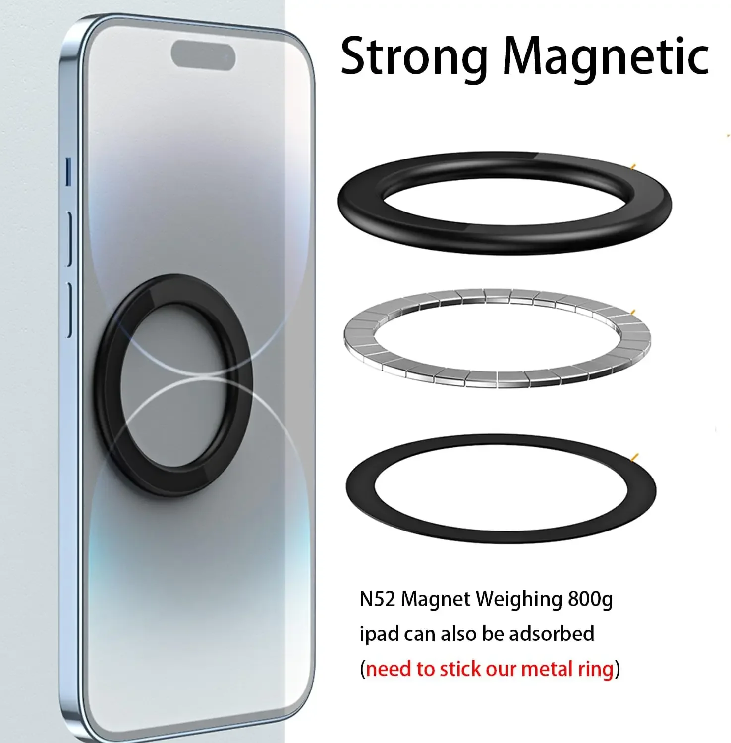 For MagSafe Magnetic Ring Hold - огляд і ціна Tablet Phone Accessories