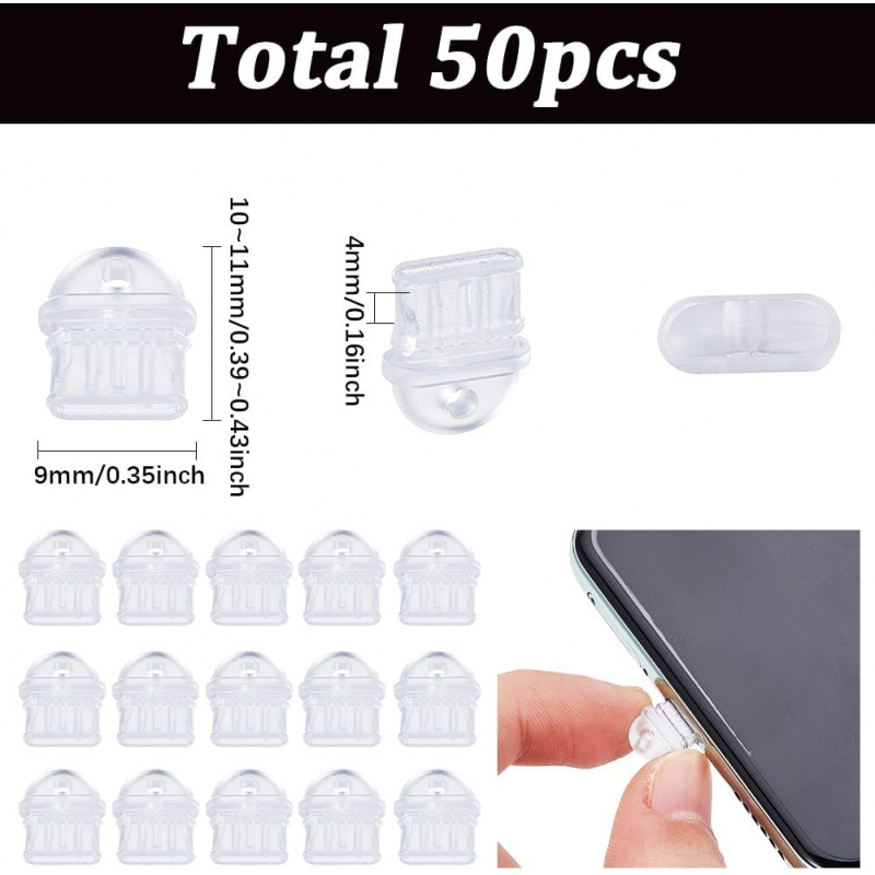 50Pcs Type C Anti Dust Plug Cl - огляд і ціна Tablet Cover Accessories