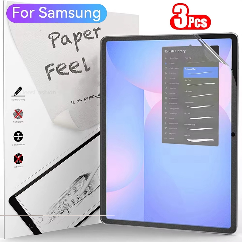 3Pcs Paper Feel Like Screen Pr - огляд і ціна Samsung Tablet S10 Accessories