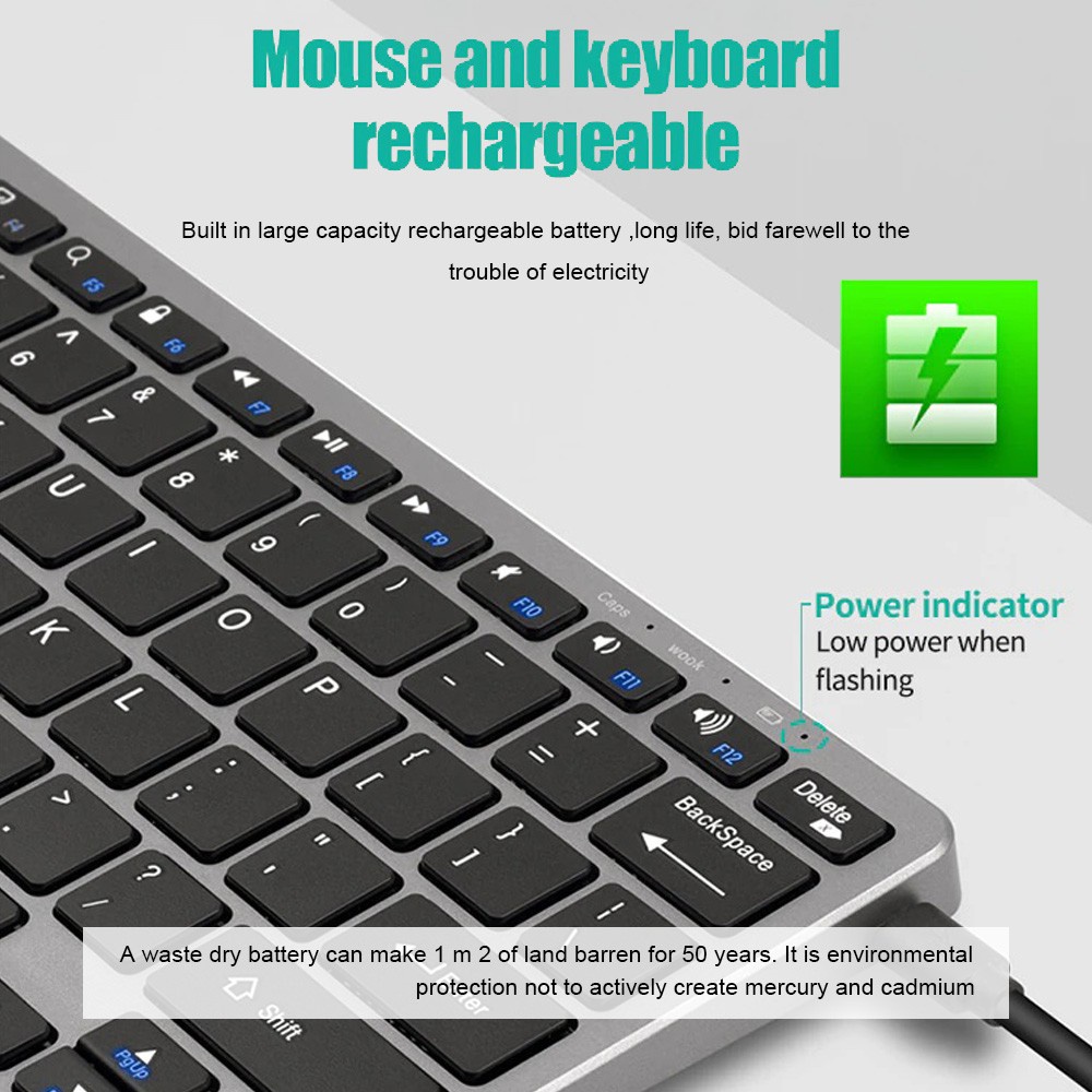 Wireless Keyboard Bluetooth 5. - огляд і ціна Tablet Accessories Choice Store