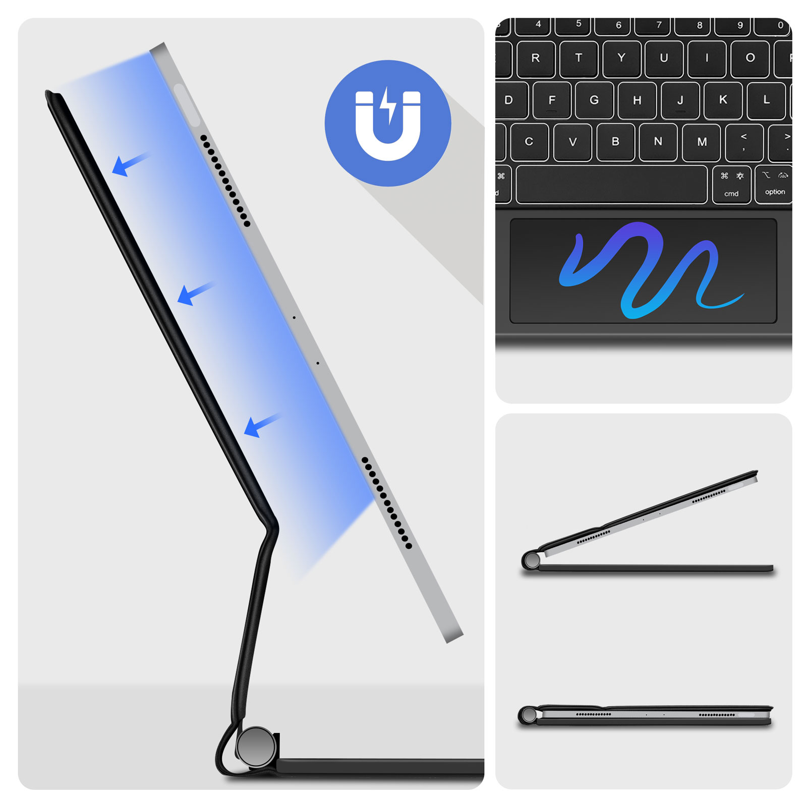 GOOJODOQ Magic Keyboard for iP - огляд і ціна Tablet Accessories Choice Store