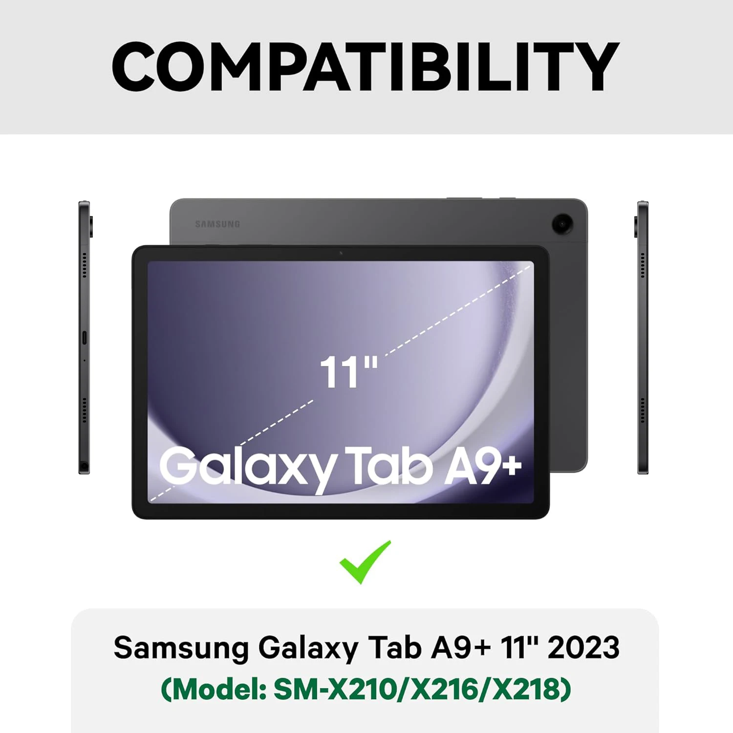 Case for Samsung Galaxy Tab A9 - огляд і ціна Samsung Tablet Keyboard Accessories