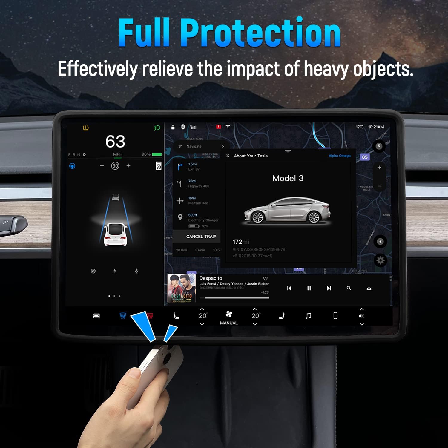 For Tesla Model 3 Y Highland S - огляд і ціна Tesla Tablet Accessories