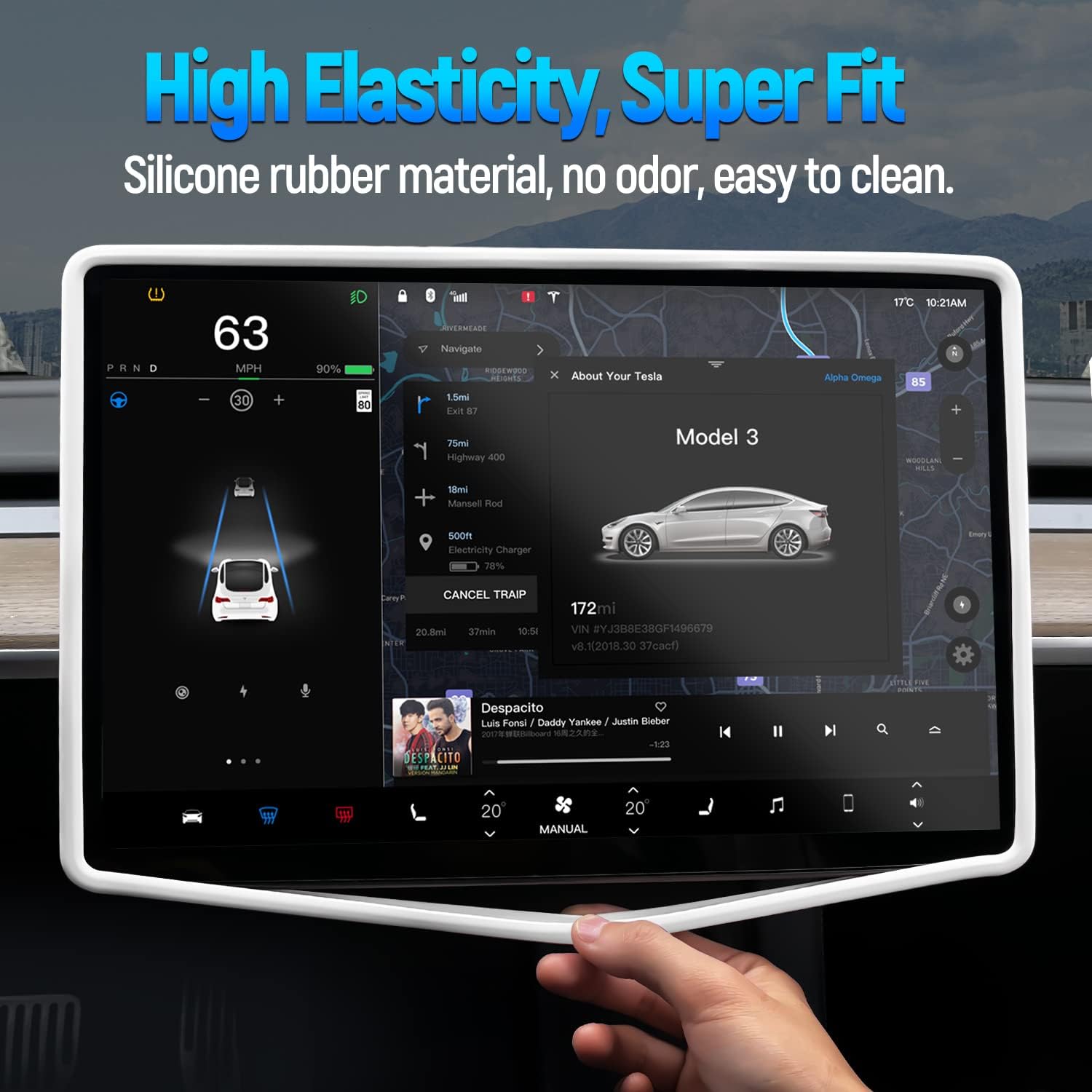 For Tesla Model 3 Y Highland S - огляд і ціна Tesla Tablet Accessories