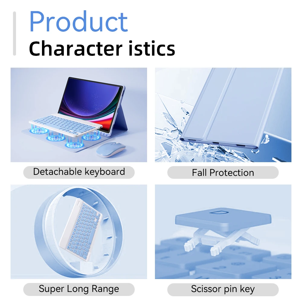 For Samsung Tablet Keyboard Ca - огляд і ціна Samsung Tablet Keyboard Accessories