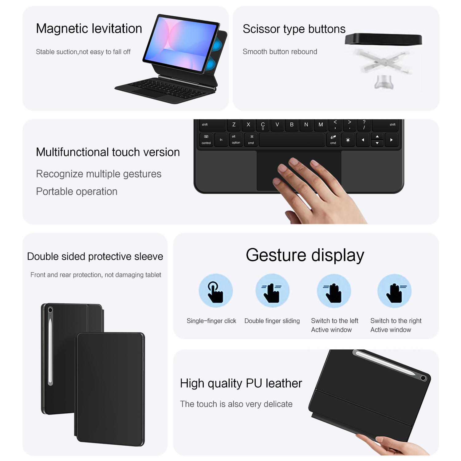 Magic Keyboard for Samsung Gal - огляд і ціна Samsung Tablet Keyboard Accessories