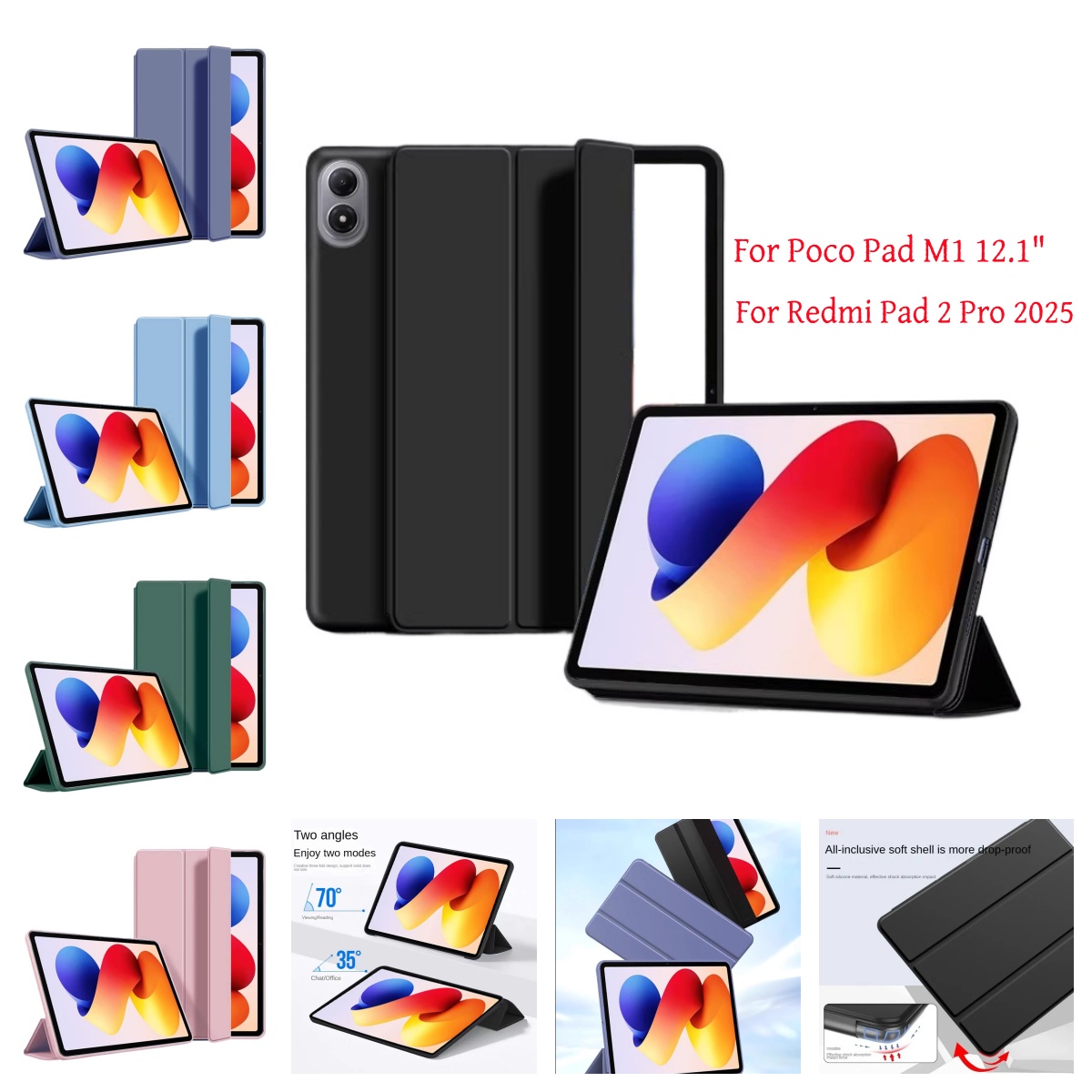 For Poco Pad M1 12.1 inch 2025 - огляд і ціна Poco Tablet Accessories